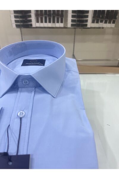 MASSARO Bavlněná košile velikosti Battal