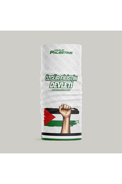 Bike And Art Unisex Outdoor Camping Baf Mask - Palestine Printed, Neck Collar Buff Biker Cyclist