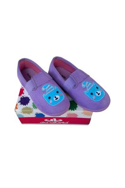 AkınalBella Lilac Παιδικές Παντόφλες Νηπιαγωγείου Παπούτσια
