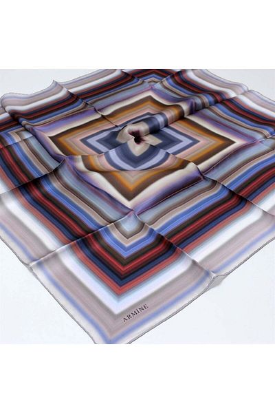 Armine Nostalgia Series Sura Silk Scarf 100% Pure Silk 8237 41