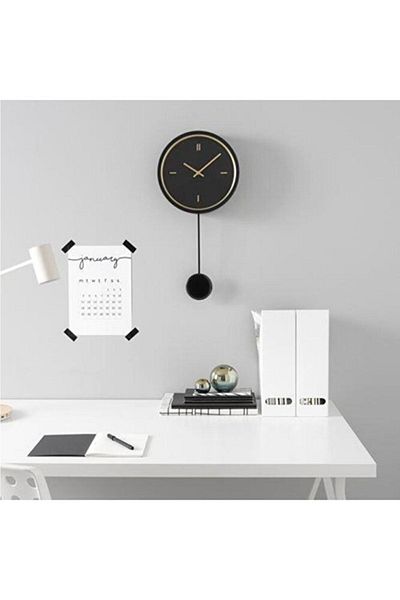 IKEA Stursk Wall Clock, Black