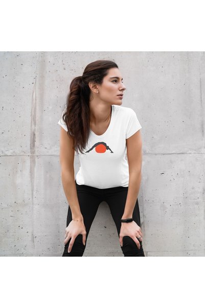 Kidilia Red Pilates Ball Design T-Shirt