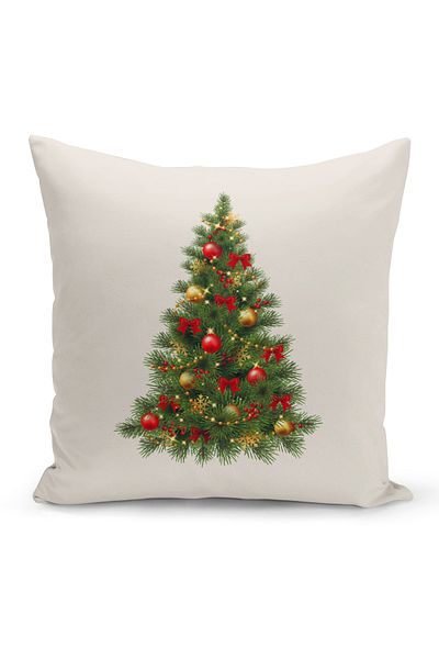 Bertille Home New Year Series Double Sided Digital Printed Throw Pillow Case (Christmas Christmas Cushion Cover)