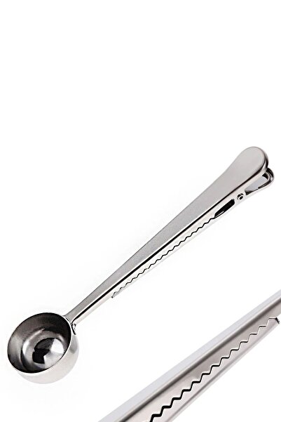 Amentes Stainless Steel Coffee Measuring Spoon and Package Clip cin108
