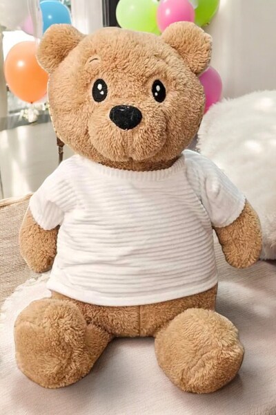 Hey Me Lisa Sevimli Kahverengi Peluş 50 cm Gudiş Ayı Oyuncak Ayıcık En Güzel Hediyeler