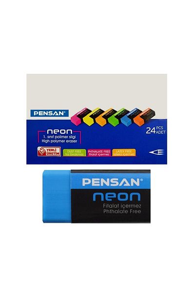 Pensan Σετ 24 Γόμες Neon Pss