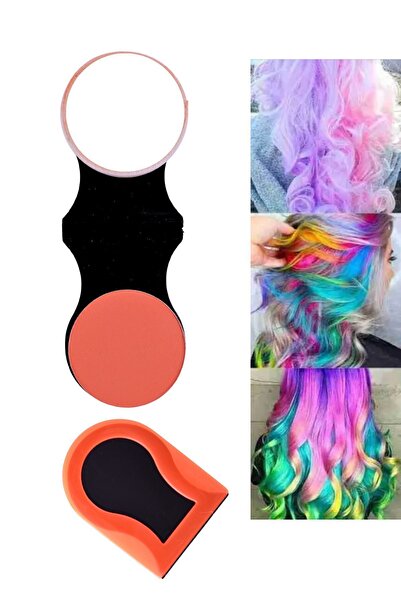 Lesvip's Renkli Saç Tebeşiri Geçici Saç Boyası Turuncu
