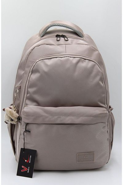 Bevitton Water Resistant Diagonel Fabric Unisex Mink School Backpack 1600
