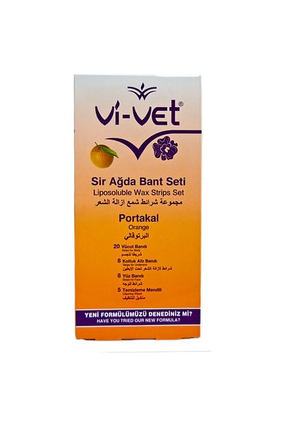 Vi-vet 41 Pack Orange Waxing Strips - Body