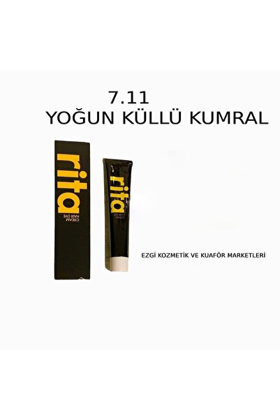 Rita Rite Krem Saç Boyası 7.11 Yoğun Küllü Kumral