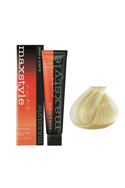 MAXSTYLE 900 Model Super Lightening Yellow Argan Keratin Hair Dye