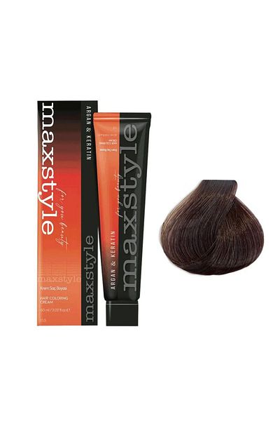 MAXSTYLE Argan Keratin Hair Dye 5.35 Dark Chocolate