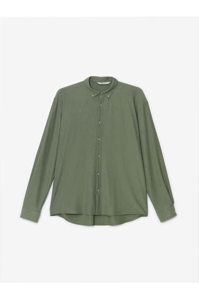 LC Waikiki Ανδρικό μακρυμάνικο πουκάμισο με κανονική εφαρμογή