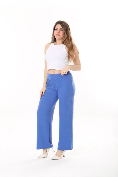 SERRA BÜYÜK BEDEN Pantaloni Burmuzük cu picioare largi
