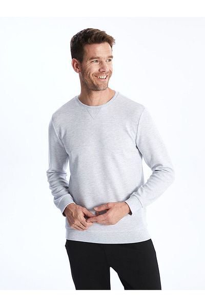 LC Waikiki Crew Neck Long Sleeve Men's Sweatshirt