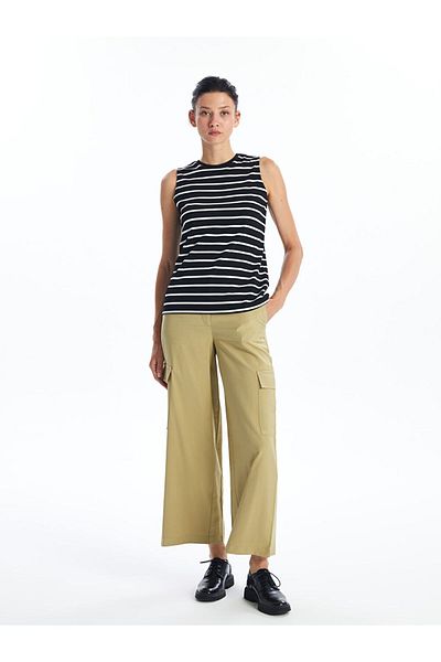 LC Waikiki Striped Crew Neck Women's Tank Top