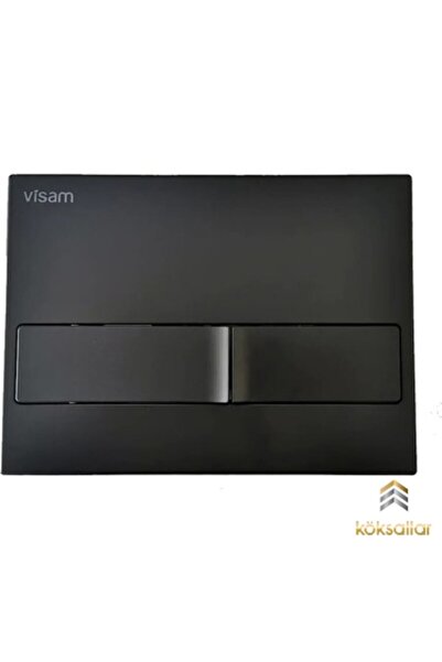 Visam Karina Mat Siyah Gömme Rezervuar Kumanda Paneli 226-017