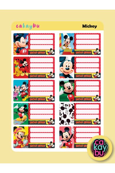 cakaybu 1 foaie de etichete autocolante pentru caiete de dimensiuni A4