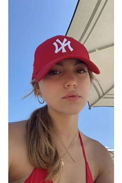 GYES Червоне спортивне відро NY унісекс регульоване з липучкою на спинці