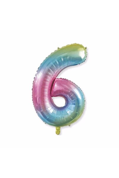 ikm balon 6 Years Colorful Giant Size Unicorn Rainbow Balloon Foil