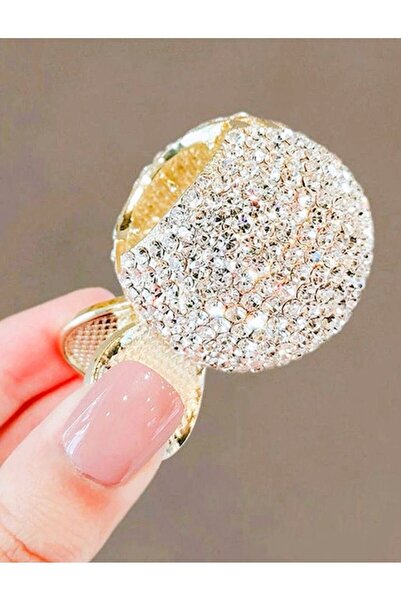 miatamer Χρυσό Χρώμα Στρας Πέτρα Καρφίτσα Μαλλιών Πρωτοχρονιάτικο Αξεσουάρ, Χ...