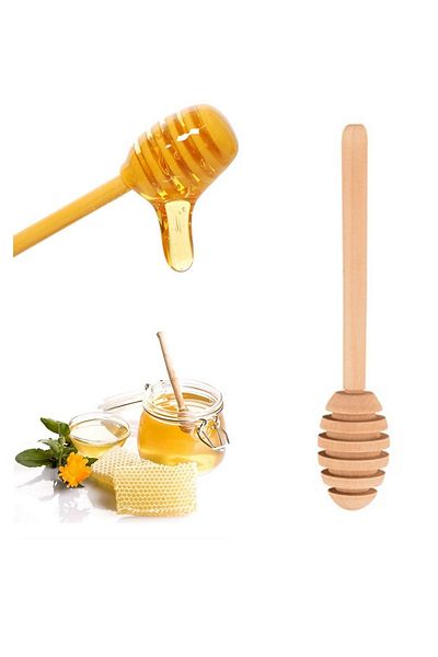 Ax Axentia Set of 2 Wooden Honey and Jam Spoons