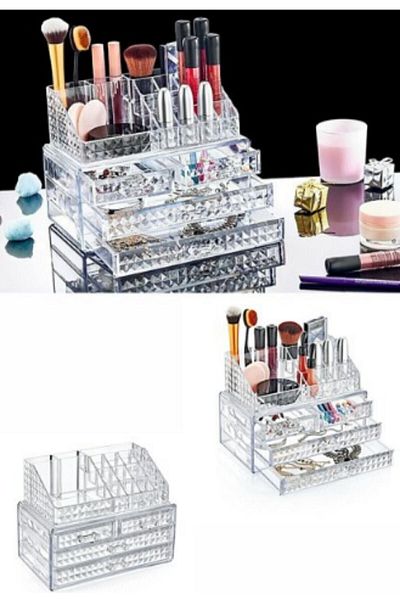 MAQYA KOZMETİK Boxup Diamond 3 Drawers Makeup Organizer Organizer Set
