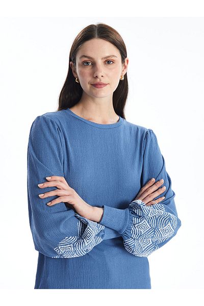 LC Waikiki Tunică damă cu model cu decolteu