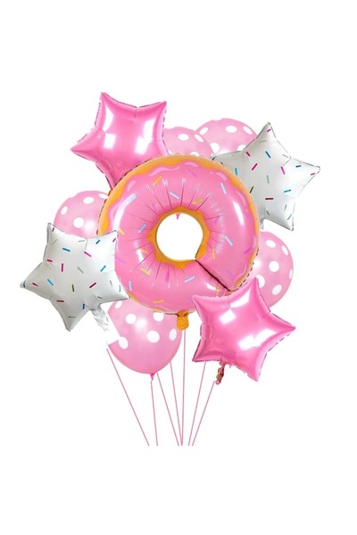 DÜVENCİ TİCARET Set de baloane din latex și bomboane cu stea cu cinci colțuri...