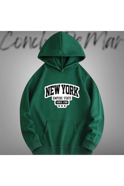 Vordevia Φούτερ από βαμβακερό εμπριμέ New York Oversize