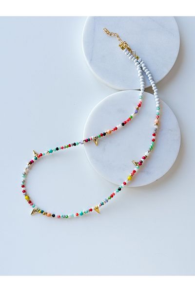 CHARMLUCKY Mix Bead Necklace