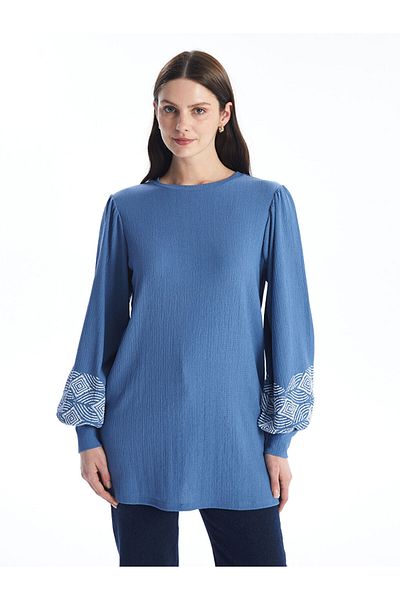 LC Waikiki Tunică damă cu model cu decolteu