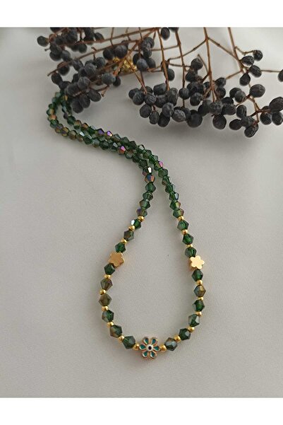 Simge Gümüş قلادة على شكل ديزي كريستال