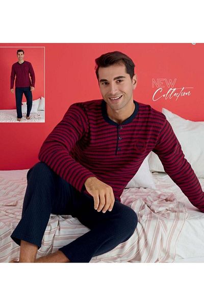 pijamakeyfi Men's Report Pajama Set