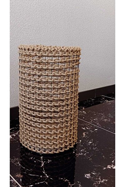 Egindra Φυσικό ψάθινο καλάθι - Χειροποίητο και κατάλληλο για παιχνίδια