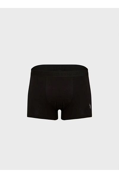 U.S. Polo Assn. Ανδρικό μαύρο βαμβακερό μοντάλ σετ 2 τεμαχίων εσώρουχο & μπόξερ