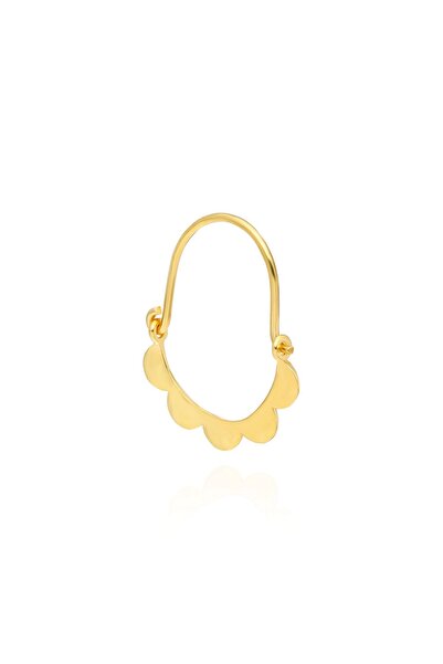 emy by emel luxury silver jewelry Altın Kaplama El Işçiliği Dantel Küpe 925 A...