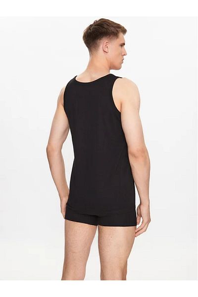 U.S. Polo Assn. Men's Oversize Large Size 2-Piece 100% Cotton Black Undershirt