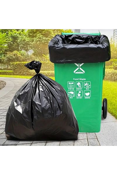 MG HOME 240 Lt Capacity - Thick Durable 5 Pieces Garbage Pose 120x150 Series Container Garbage Bag 750 Gr