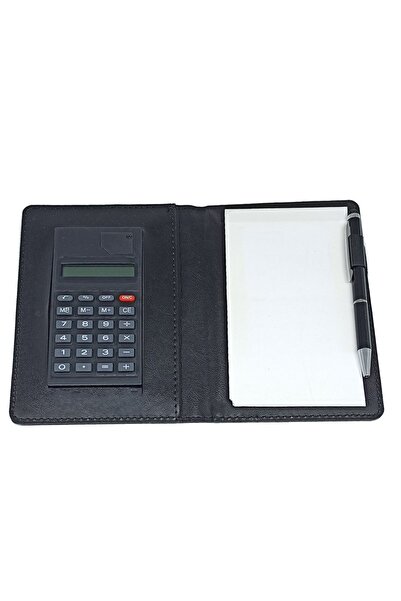 hiçdurmaal Hesap Makineli Kalemli Suni Derili Küçük Not Defteri 1 Adet
