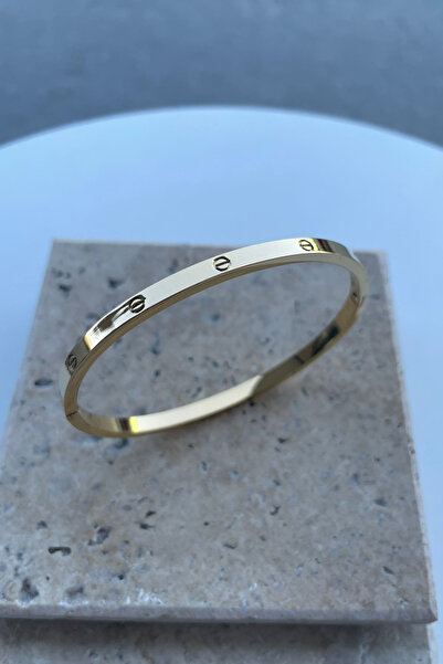 Jaida Moda 316l Women's Thin Steel Handcuff Bracelet Without Stones