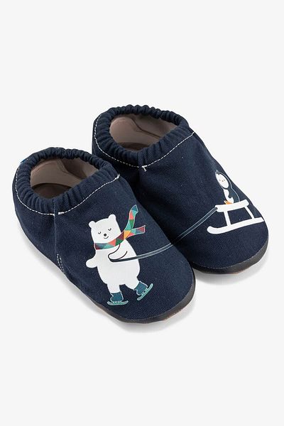 HOPFRÖG Buddy Buddy Hyper Navy Blue Barefoot Smart Booties