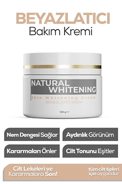 natural whıtenıng skin whitening cream Cilt Beyazlatıcı Leke Karşıtı Bakım Kr...
