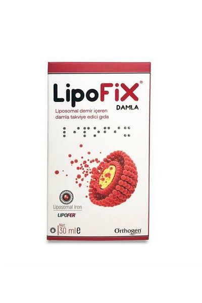 Orthogen Lipofix Drops 30ml - Iron Supplement Oral Food
