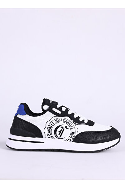 Just Cavalli Beyaz - Siyah - Mavi Erkek Sneaker FONDO ACTION BASIC DIS. 05