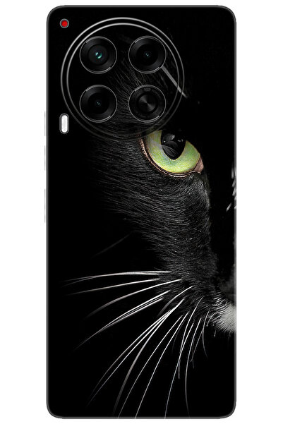 Camon Tecno 30 5G CL7 Uyumlu Kılıf Desen Baskılı Silikon Face Cat STK:482 CP-MiIheGX