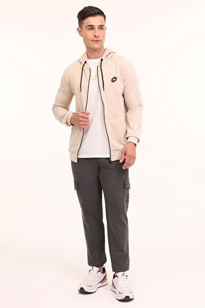 Lotto Ανδρική αθλητική φόρμα M-ANTRA FZ 4PR Stone Color