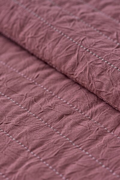 Doqu Home Otto Yatak Örtüsü Tek Kişilik - Bordo