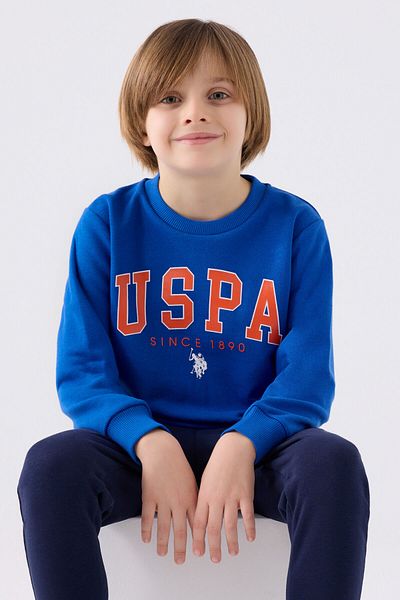 U.S. Polo Assn. Σετ μπλέ αθλητική φόρμα για αγόρι