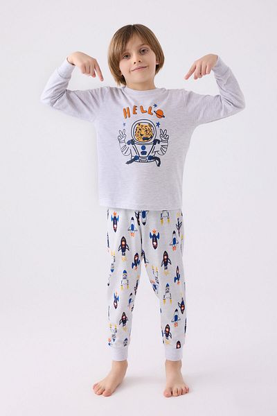 Rolypoly Snow Melange Boy's Double Suit